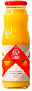 Натуральный Сок "Песня лета" 0,25 (Апельсиновый)