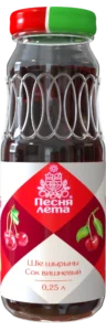 Натуральный Сок "Песня лета" 0,25 (Вишневый)