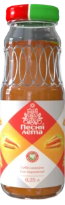 Натуральный Сок "Песня лета" 0,25 (Морковный)