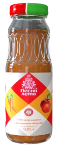Натуральный Сок "Песня лета" 0,25 (Морковно-Яблочный)